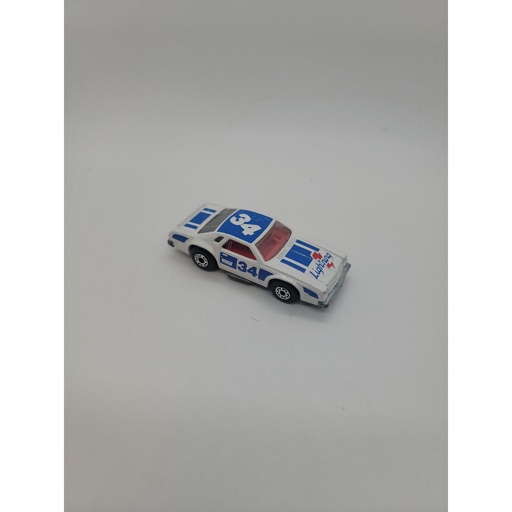 Vintage 1980 Lensey England Matchbox Die Cast Chevy Pro Stock #34 Lightning